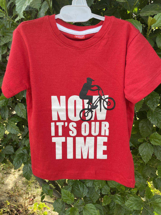 Red Our Time T-Shirt