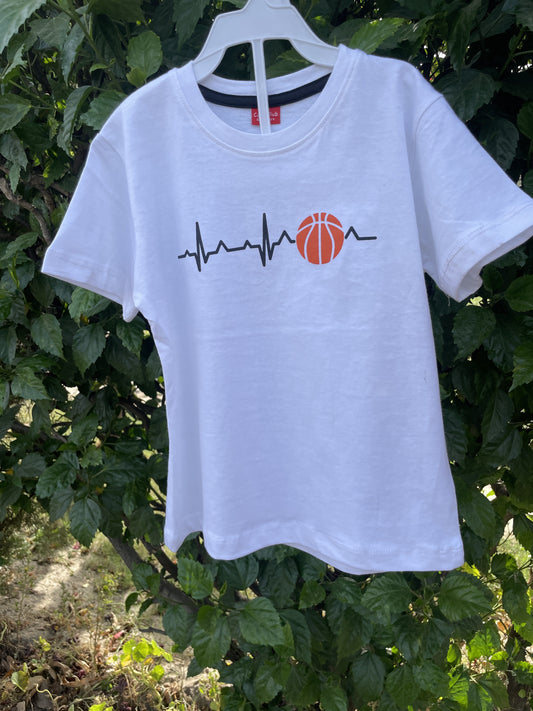 Heartbeat White T-Shirt
