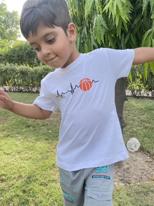 Heartbeat White T-Shirt