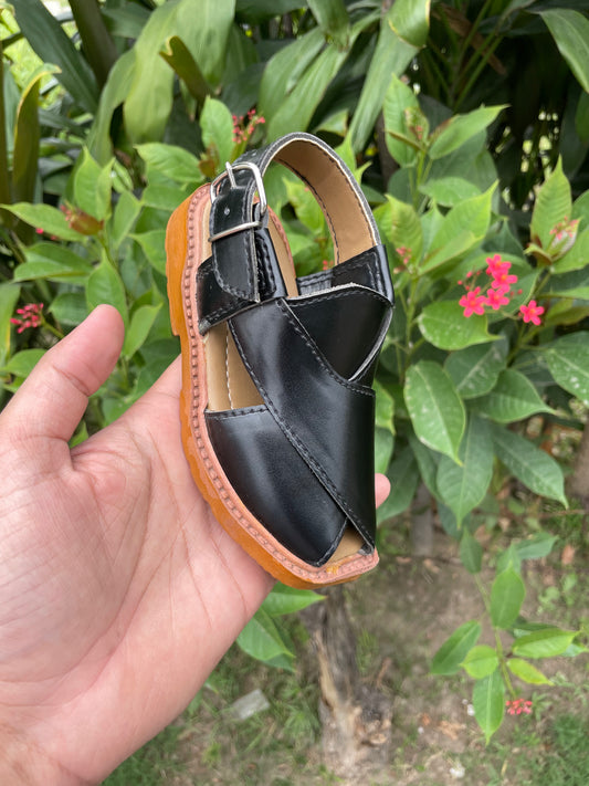 Kids Peshawari Chappal For Boys